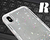 R| Silver Glitter Phone