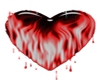 sticker heated heart