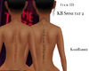 KB spine tat 2 red