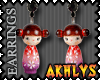 Earrings *kokeshi doll*