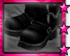 ☆ Black Chain Boots M