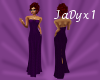 Purple Damask Gown