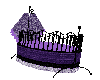 Black and Purple crib