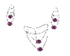 Purple Rose/Silver Jewel