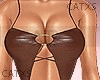 C. Jumpsuit Leather Choc