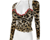 Leopard & red top