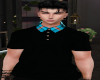Plaid Collar Polo
