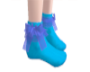 Ankle Blue Socks w/Bows