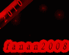 fanan 3d Fireflies Red