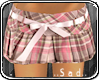 "A" Plaid miniskirt