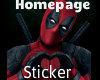 Deadpool Hp Sticker