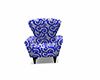 (c) Blue Swirl Chair