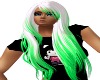Berta Green&White Hair