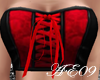 [AE09]Gothic red Corset