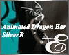 DRAGON EARRINGS SLV R