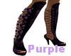 [Gel]Purple wrap boots