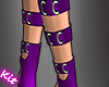 Cage Boots Purple