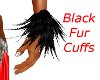 ~K~Black Fur Cuffs