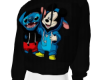 C, hoodie stitch+mickey