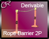 Two Post Rope Barrier