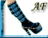 [AF]Blue Stud Boots
