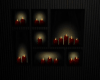 Dark Candle Wall Hang