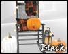 BLACK halloween decor