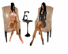 ETE BEIGE LEATHER CHAIRS