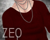 ZE0 Sweater Red