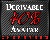 40% Avatar Derive