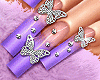 Dream purple nails
