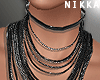 .nkk Necklace Black