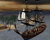 Caribbean pirate ship