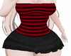 Red Striped top + Bottom