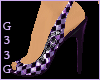 ()Pearled Purple Heels