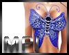butterfly blue top DRV