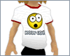 Holy Cow! Baggy T (white/red)