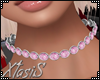 Trevi choker_pink