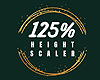 125% HEIGHT SCALER F