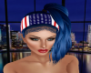 USA Blue Hair