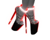 Neon Bunny Heel Red
