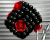 Black Rose Bracelet L