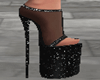 Black Platform Heel Shoe