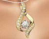 >Gold diamond Pendant<