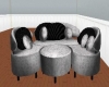 !K61! 12P Silk Couch