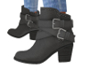 Charcoal Ankle Boots
