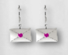 PK Love Letter Earrings