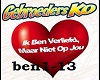 ik ben verliefd maar
