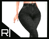 R| Plain Black Jeans