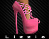 *L* Laced Up Pump Pink